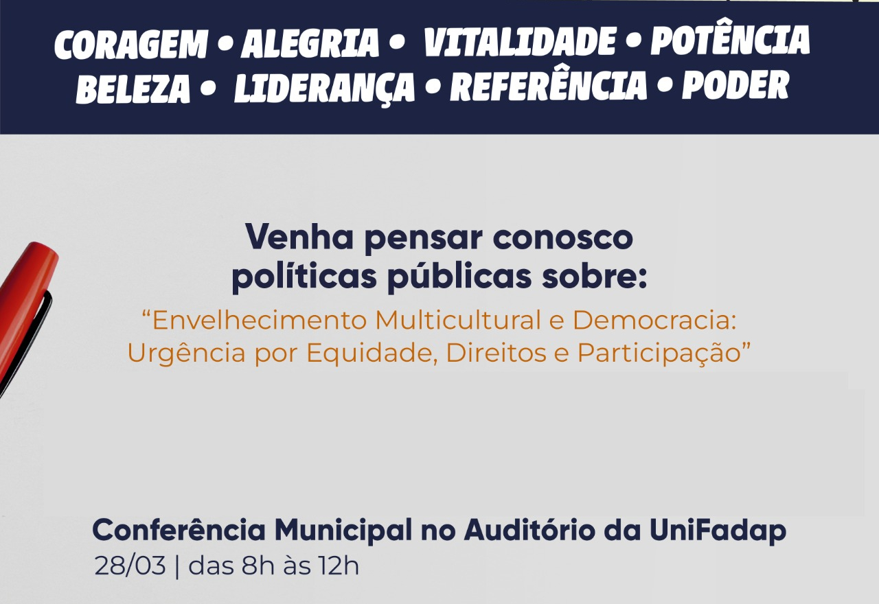 Conferência para debater direitos da pessoa idosa acontece nesta sexta
