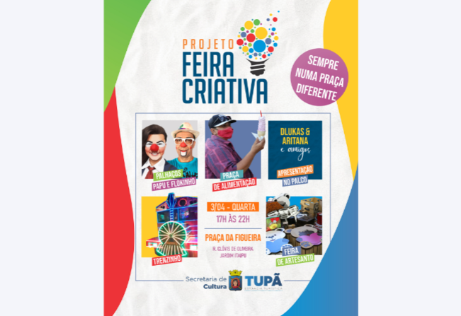 Prefeitura retoma o projeto Feira Criativa nesta quarta-feira
