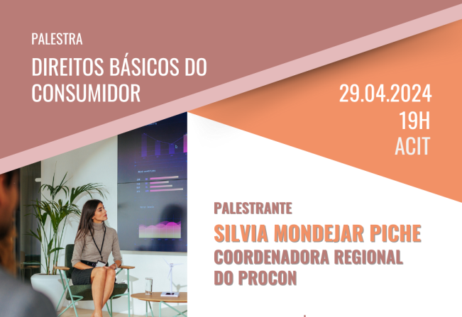 PROCON promoverá palestra em parceria com a ACIT