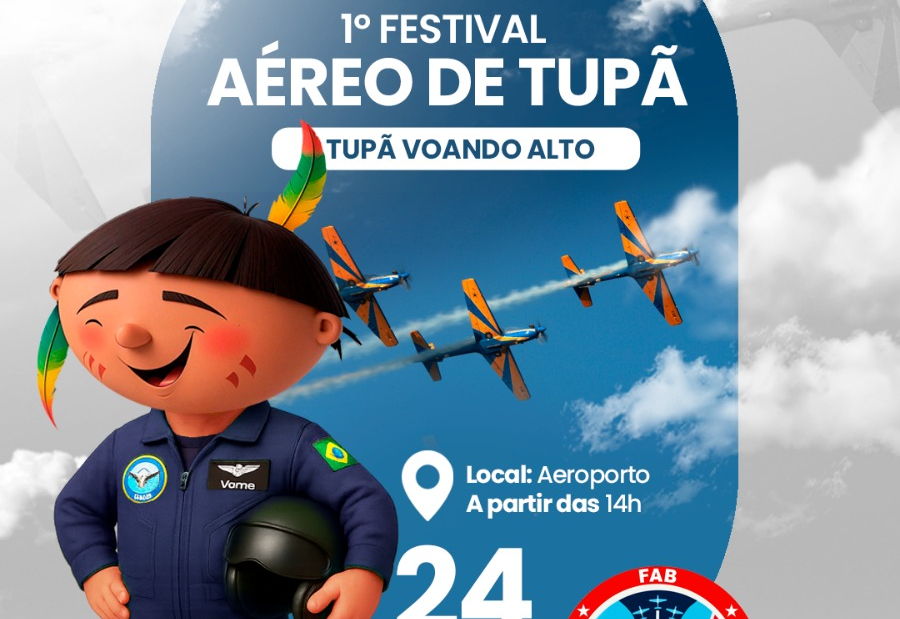 Esquadrilha da Fumaça vai transformar céu tupãense em tela durante apresentação especial