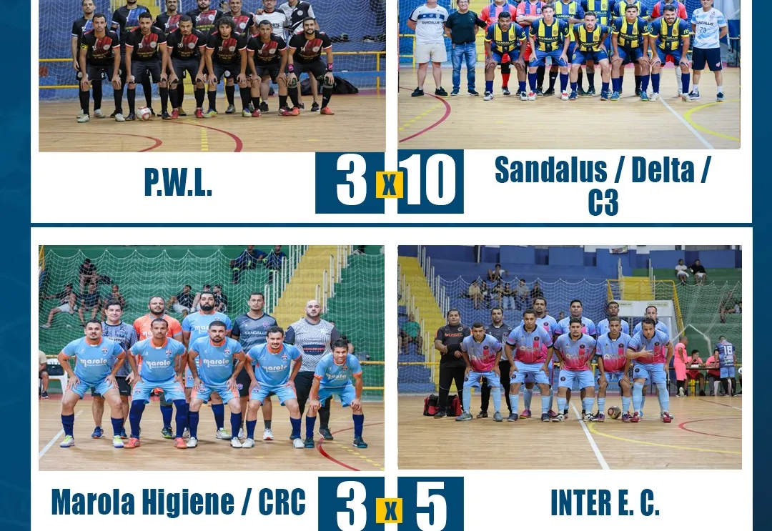 Chuva de gols marca rodada da Copa Tupã de Futsal