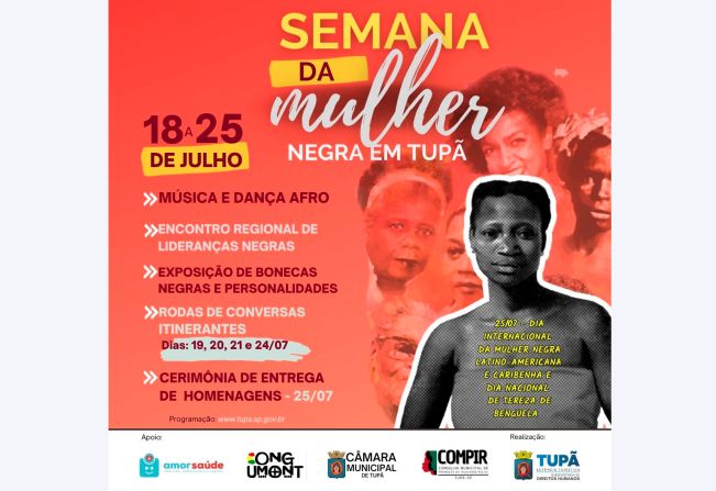 Semana da Mulher Negra começa nesta terça-feira