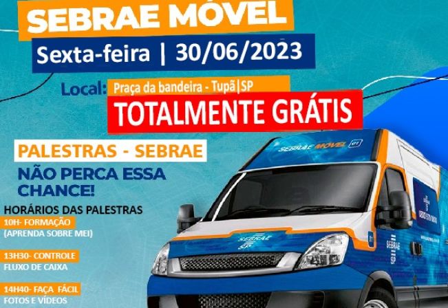 Sebrae vai promover palestras para empreendedores
