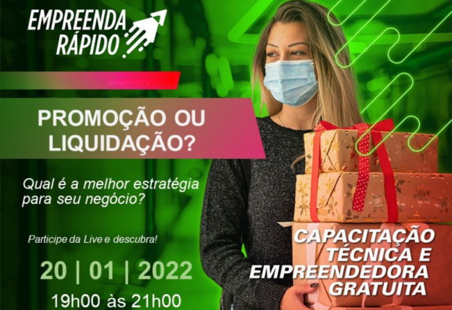 SEBRAE abre inscrições para a palestra “Promoção ou Liquidação”