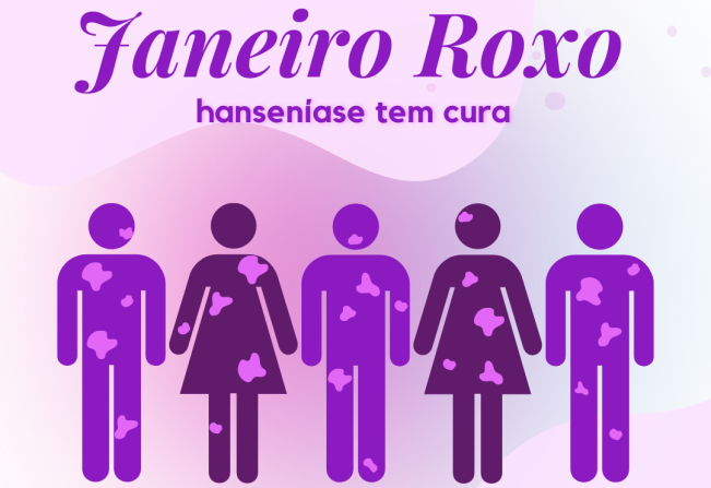 Notícia - Ações do Janeiro Roxo conscientizam sobre a hanseníase