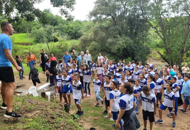 Alunos da rede pública participaram de atividades de educação ambiental