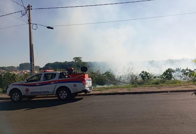Meio Ambiente alerta para o risco de queimada urbana