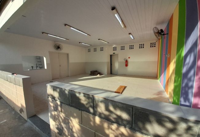 Prefeitura avança com obras na EMEIEF Mario Covas 