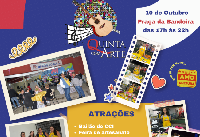 Bailão do CCI agitará o Quinta com Arte dessa semana