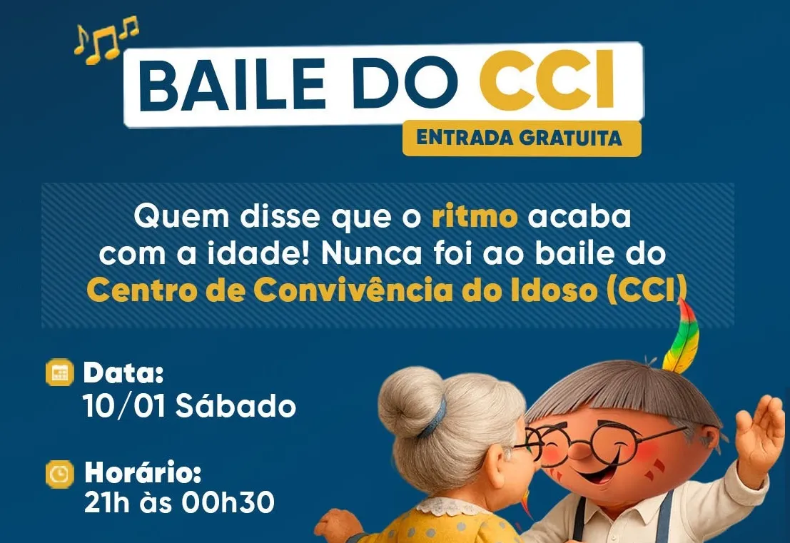 CCI abre programação de eventos com “bailão” neste sábado