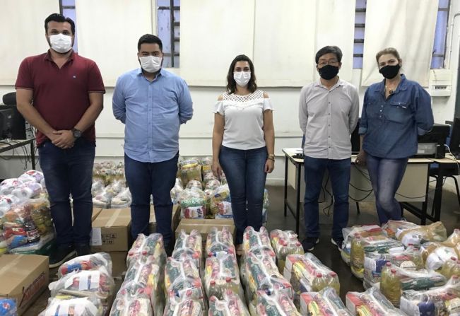 Empresas de Tupã se reúnem e doam mais de 150 cestas básicas