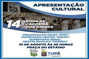 14° Roda de Capoeira dos Amigos acontece neste sábado