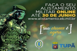 Alistamento Militar deve ser realizado online até dia 30 de junho