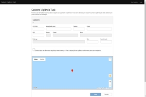 Prefeitura tem sistema de cadastro de câmeras de vigilância