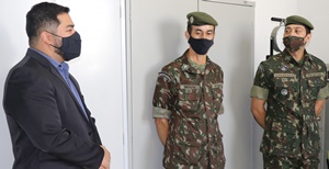 Caio Aoqui toma posse da presidência da Junta de Serviço Militar