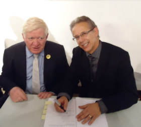 Gaspar conquista mais uma parceria de trabalho junto a Sabesp