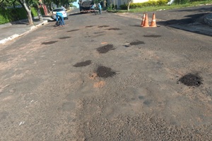 Governo intensifica operação Tapa-Buracos em diversos locais da cidade