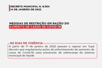 Prefeitura define novas ações para reduzir casos de Covid