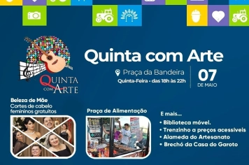 Quinta com Arte terá edição especial de Dia das Mães com cortes de cabelo gratuitos
