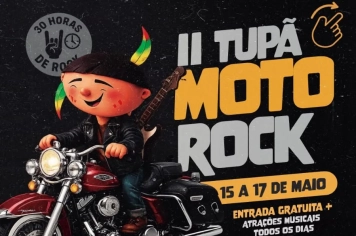 II Tupã Moto Rock divulga programação oficial com três dias de shows e atrações gratuitas