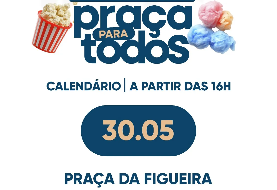 Praça para Todos acontece neste sábado na Praça da Figueira com atrações gratuitas para toda a família